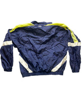 Load image into Gallery viewer, Vintage Reebok Jacket Adult Large Navy Full Zip Windbreaker Nylon Outdoor Mens

