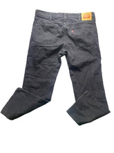 Load image into Gallery viewer, Levi&#39;s 514 Jeans Adult 38x30 Black Straight Leg Denim Stretch Zip Fly Mens
