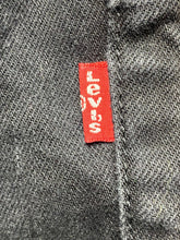 Load image into Gallery viewer, Levi&#39;s 514 Jeans Adult 38x30 Black Straight Leg Denim Stretch Zip Fly Mens

