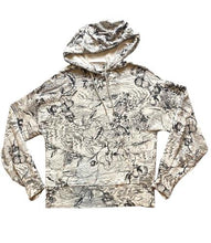 Load image into Gallery viewer, ATHLETA Sweatshirt Womens Extra Small AOP Eden Floral Whimsical Hoodie Spandex
