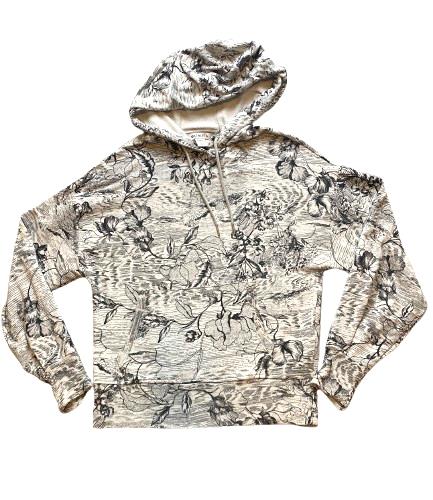 ATHLETA Sweatshirt Womens Extra Small AOP Eden Floral Whimsical Hoodie Spandex