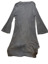 Load image into Gallery viewer, Soft Surroundings Sweater Womens Small Gray Rayon Open Front Tunic Cardigan Lady
