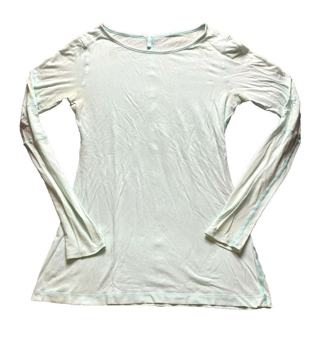Lululemon Shirt Womens Small Long Sleeve Stretch Athletica Pullover Ladies
