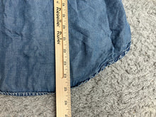 Load image into Gallery viewer, Anthropologie Cloth &amp; Stone Shirt Womens Medium Blue Denim Button Up Tencel Lady
