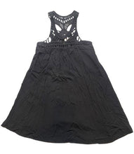 Load image into Gallery viewer, Purple Snow Anthropologie Shirt Womens Small Black Tank Boho Crochet Lace Tunic
