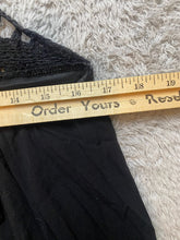 Load image into Gallery viewer, Purple Snow Anthropologie Shirt Womens Small Black Tank Boho Crochet Lace Tunic
