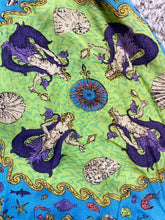 Load image into Gallery viewer, Body Glove Romper Womens Medium Green Blue Mermaidcore Seashellcore Oceanic Lady
