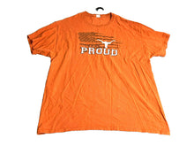 Load image into Gallery viewer, Texas Longhorns Shirt Adult Extra Large Orange Proud USA Flag Streetwear Mens
