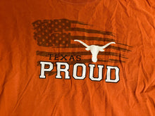 Load image into Gallery viewer, Texas Longhorns Shirt Adult Extra Large Orange Proud USA Flag Streetwear Mens
