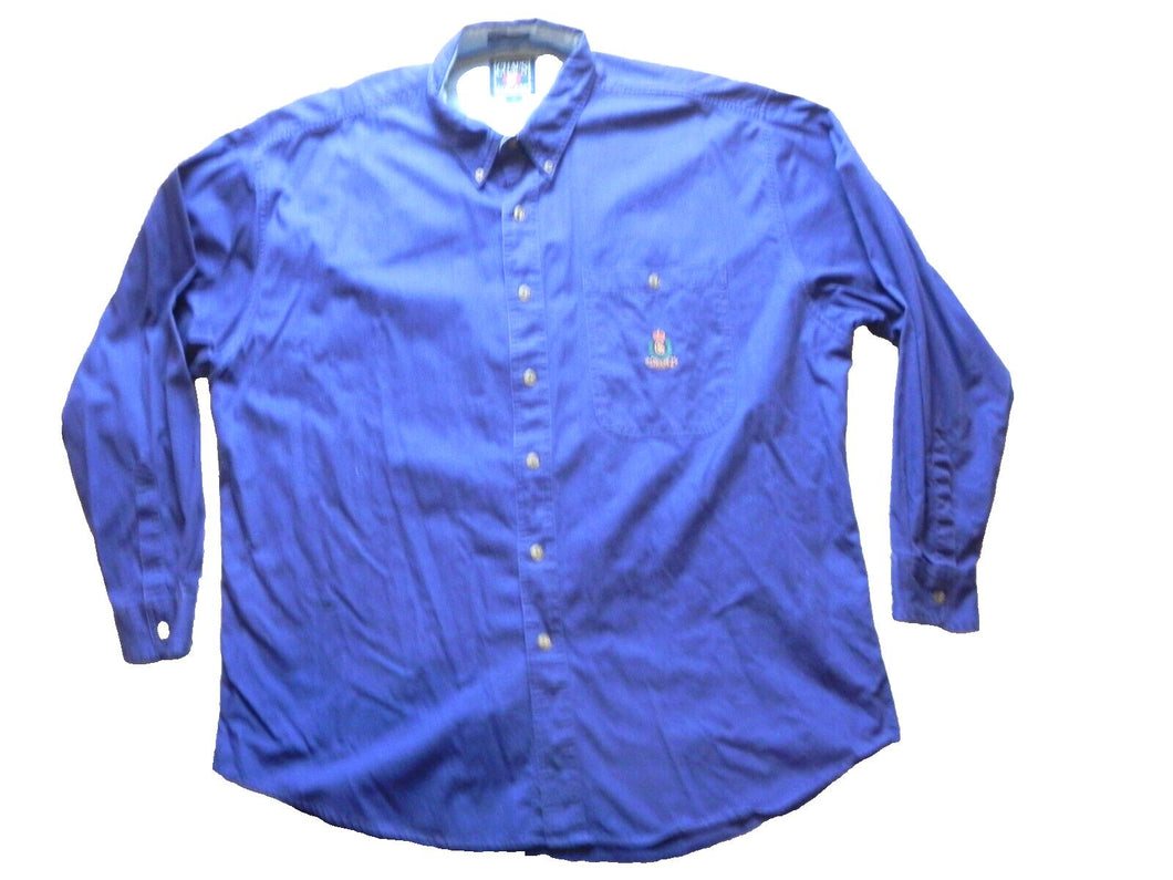 Chaps Ralph Lauren Shirt Adult Extra Large Button Up Long Sleeve Casual Men