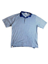 Load image into Gallery viewer, Peter Millar Shirt Adult 2XL XXL Blue Preppy Crown Performance Golf Polo Mens
