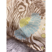 Load image into Gallery viewer, Bob Mackie Shirt Womens 10 Silk Ruffle Blouse Floral Art to Wear Bloomcore
