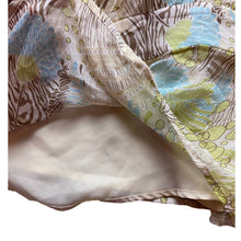 Load image into Gallery viewer, Bob Mackie Shirt Womens 10 Silk Ruffle Blouse Floral Art to Wear Bloomcore
