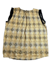 Load image into Gallery viewer, MNG by Mango Shirt Womens Extra Large Yellow Gold Tank Blouse Oversized Ladies
