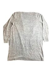 Load image into Gallery viewer, Juicy Couture Sweater Womens Medium Gray Open Front Cardigan Oversized Tunic
