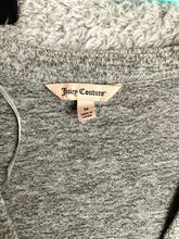 Load image into Gallery viewer, Juicy Couture Sweater Womens Medium Gray Open Front Cardigan Oversized Tunic
