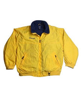 Load image into Gallery viewer, Vintage White Sierra Jacket Womens 2XL Yellow Nylon Windbreaker Hand Dancing

