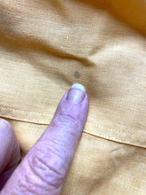 Load image into Gallery viewer, Indigo Palms Shirt Adult Extra Large Yellow 100% Linen Button Up Casual Mens
