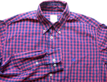 Load image into Gallery viewer, Brooks Brothers Shirt Adult Medium Long Sleeve Regular Fit Plaid 346 Polo Mens
