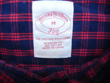 Load image into Gallery viewer, Brooks Brothers Shirt Adult Medium Long Sleeve Regular Fit Plaid 346 Polo Mens
