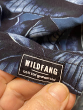 Load image into Gallery viewer, Wildfang Shirt Womens 1X Button Up Teal Navy Boho Tropical Rayon Plus Ladies
