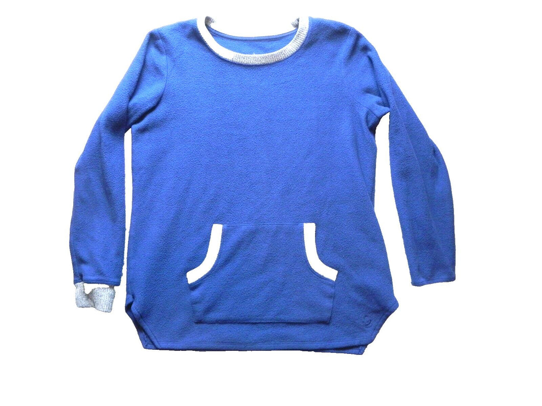 Cuddl Duds Sweater Adult Small Front Pocket Sherpa Fleece Outerwear Pullover Men