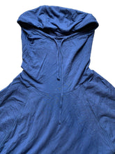 Load image into Gallery viewer, Prana Shirt Womens Medium Blue Funnel Hoodie Oversized Pockets Pullover Ladies
