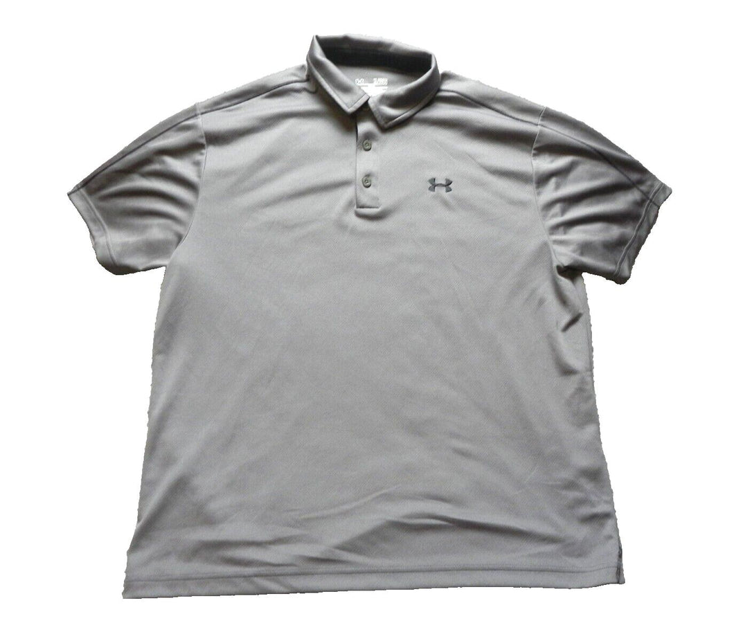 Under Armour Shirt Adult Extra Large Loose Heat Gear Performance Golf Polo Mens