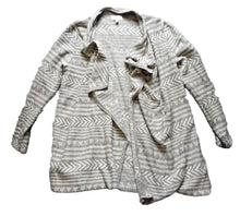 Load image into Gallery viewer, Lucky Brand Sweater Womens Medium Aztec Waterfall Cardigan Open Front Ladies
