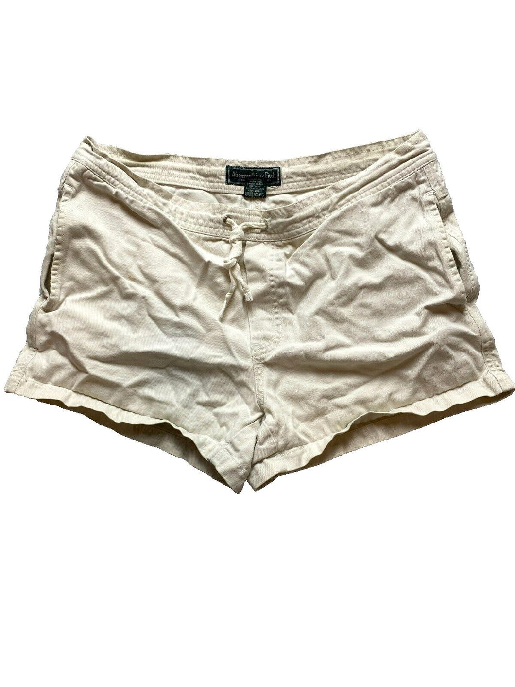 Abercrombie & Fitch Shorts Womens Small (34x9) Denim Y2K Cargo Pockets Outdoor