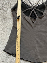 Load image into Gallery viewer, Prana Shirt Womens Large Black White Filament Tank Bra Workout Active Yoga Lady
