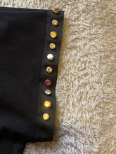 Load image into Gallery viewer, Vocal Shirt Women Small Black Studded Bling Skull Grunge Punk Streetwear NWOT
