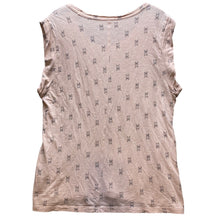 Load image into Gallery viewer, Banana Republic Shirt Womens Extra Large Pink Malibu Tee Frenchie AOP Sleeveless
