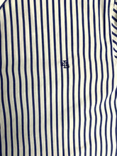 Load image into Gallery viewer, Lauren Ralph Lauren Shirt Adult Extra Large White Purple Striped Stretch LRL Men
