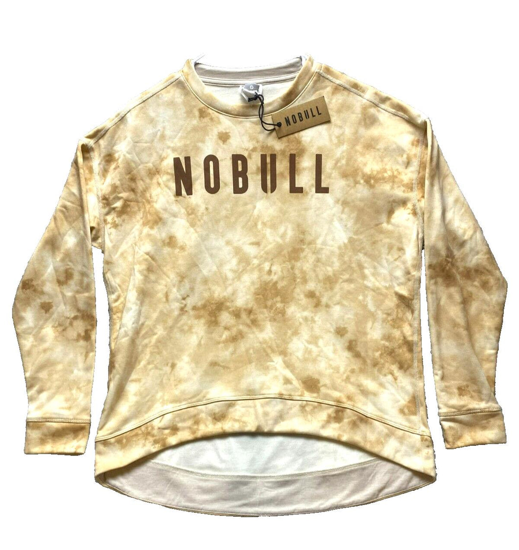 Nobull Sweatshirt Adult Small Tie Dye Crewneck Training Fleece Athletic Mens NWT