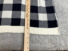 Load image into Gallery viewer, Talbots Sweater Womens 3X Black White Buffalo Checkered Lagenlook Plus Ladies

