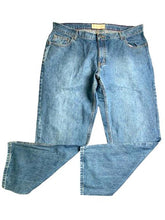 Load image into Gallery viewer, Red Camel Jeans Adult 42x32 Blue Straight Leg Flat Front Denim Baggy Skater Mens
