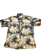 Load image into Gallery viewer, Cooke Street Shirt Adult Large Button Up Pineapples Camp Hawaiian Aloha Mens
