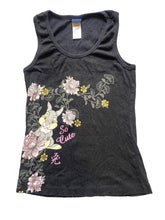 Load image into Gallery viewer, Bambi Thumper Bunny Shirt Youth Medium So Cute Flower Sleepwear Disney Girls
