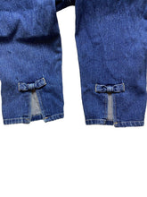 Load image into Gallery viewer, CPI Projections Jeans Womens 40x25 Blue Denim Ankle Slit Capri Tapered Ladies
