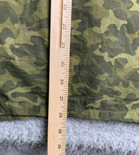 Load image into Gallery viewer, ZARA MAN Shirt Adult Large Army Green Camo Slim Fit Button Up Casual Mens
