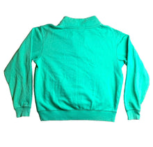 Load image into Gallery viewer, PINK Victoria&#39;s Secret Sweatshirt Womens Medium Green Oversized 1/4 Zip Fleece
