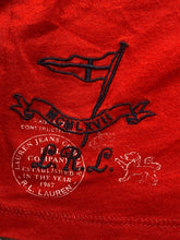 Load image into Gallery viewer, Lauren Ralph Lauren Shirt Womens Large Red Embroidered MCMLXVII Republic Crest
