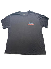 Load image into Gallery viewer, Realtree Shirt Adult Extra Large Black American Flag Deer Hunting USA Mens
