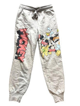 Load image into Gallery viewer, Disney Pants Womens Small (27x25) Gray Mickey Mouse &amp; Friends Jogger Sweatpants
