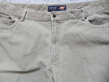 Load image into Gallery viewer, IZOD Jeans Adult 42x32 Straight Leg Corduroy Flat Front Casual 5 Pockets Mens
