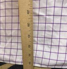 Load image into Gallery viewer, Paul Fredrick Shirt Adult 18-35 (4X) Purple Button Up Cuffs Contrast Dress Mens
