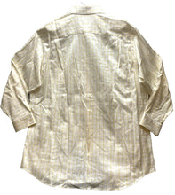 Load image into Gallery viewer, Paul Fredrick Shirt Adult 18-35 (4X) Yellow Button Up Cuffs Contrast Dress Mens
