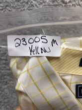Load image into Gallery viewer, Paul Fredrick Shirt Adult 18-35 (4X) Yellow Button Up Cuffs Contrast Dress Mens
