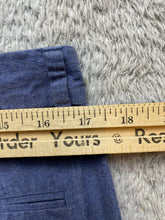 Load image into Gallery viewer, J Crew Pants 33x32 Blue Bedford Straight Leg Flat Front Trouser Dress Mens
